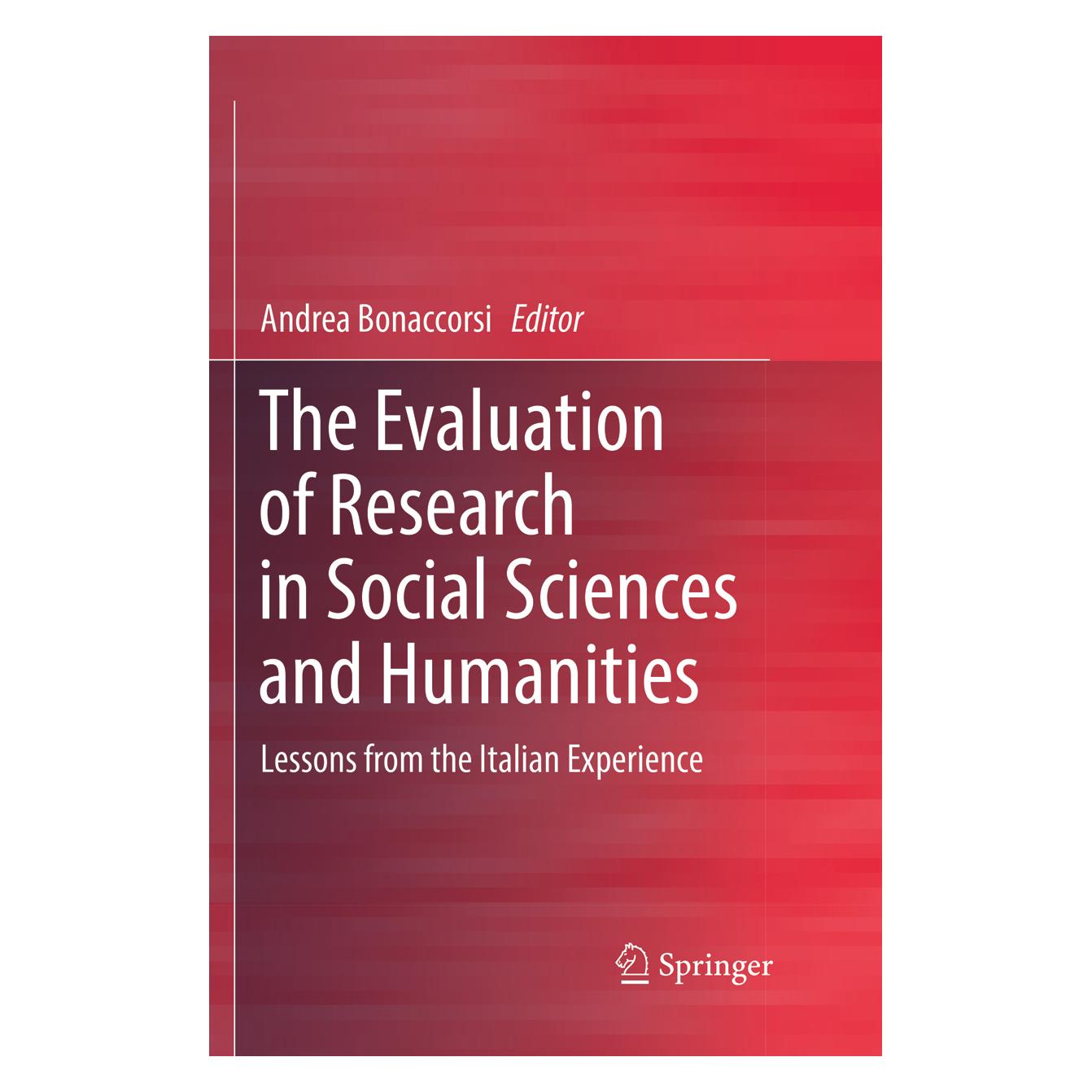 Springer The Evaluation of Research in Social Sciences and Humanities (Englisch, Softcover, Andrea Bonaccorsi) (56041370)