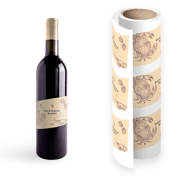 Pixartprinting Pegatinas para botellas de vino y licores baratas
