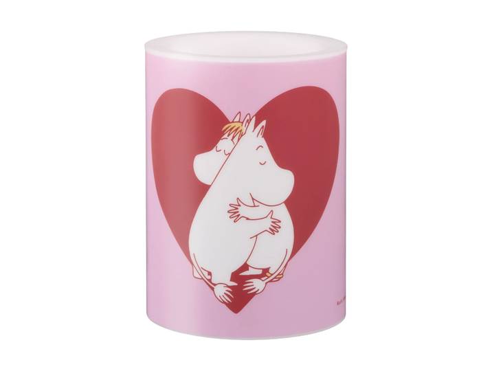 Muurla Bougie bloc LED Moomin 10 cm Heart