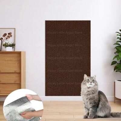 Uplift Essentials Custom Fit Self Adhesive Furniture Scratch Protector brown 23.6 X 39.4 In