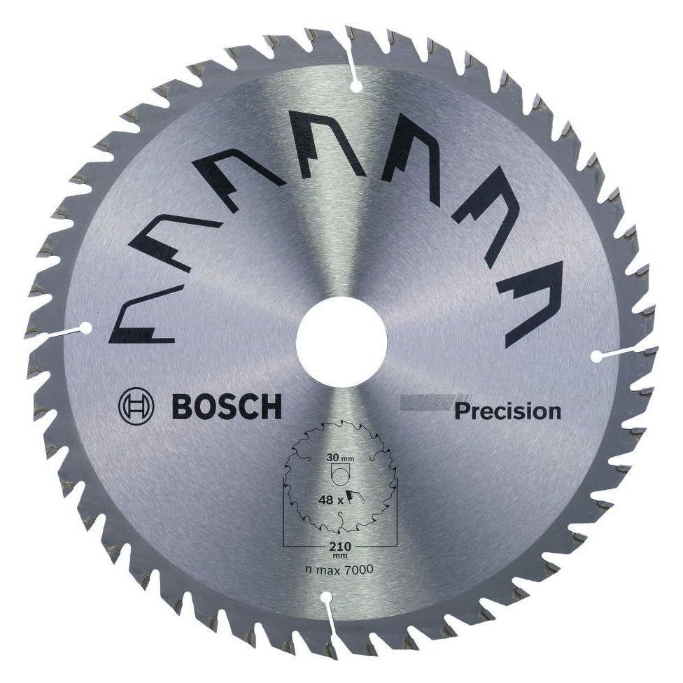 Bosch Zubehör Kreissägeblatt PRECISION D= 210 mm Bohrung= 30 mm Z= 48 (2609256B58)