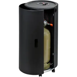 FireFix Gas-Heizofen CHIC 4200ECO schwarz Typ F1-t, Heizkörper, Schwarz