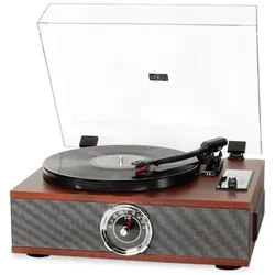 Halterrego Platine vinyle ALL-in-one avec 2 HP intégrés / couvercle, RMS 2* 8W, Plattenspieler