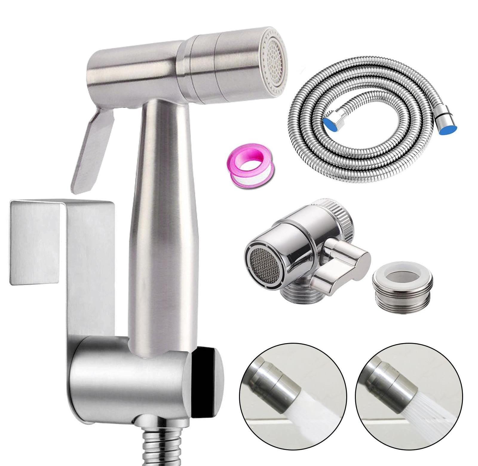 Merkloze RVS Handdouche Bidet met Dubbele Spuitmodus