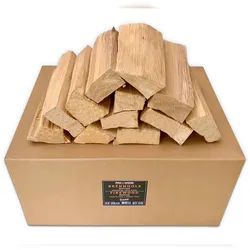 PINI Grillholz OHNE RINDE Buche 20 Kg Brennholz ca. 25 cm für Pizzaofen Grill Smoker Kamin Feuerschale