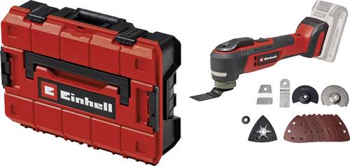 Einhell 4465190+4540011 Akku-Multifunktionswerkzeug bürstenlos, ohne Akku, ohne Ladegerät, mit Zubehör, inkl. Koffer Anzahl