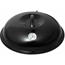 Paella World, Grillausstattung + Ersatzteile, Backhaube 42cm mit Thermometer