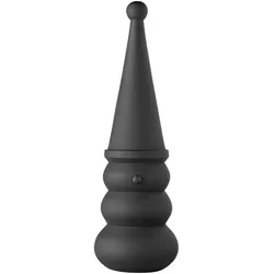 DEKOFIGUR "SCHNEEMANN" Christmas Chic schwarz 25,5 cm