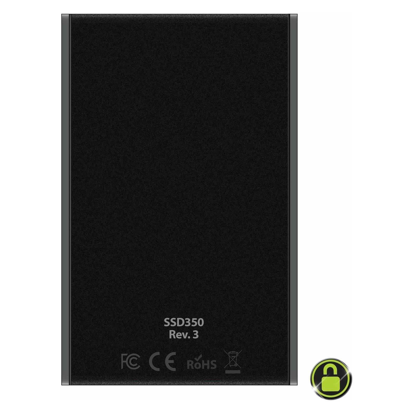 Kanguru 2TB Defender 350 SSD - Encrypted USB3.0 Solid State Drive FIPS (2 TB) (KDH3B-350F-2TSSD)