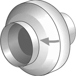 Helios Ventilatoren Radial-Rohrventilator L-RRK 100
