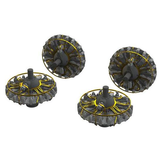 Eduard B-17F engines 1/48 (6481021)