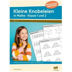 Kleine Knobeleien in Mathe - Klasse 1 und 2, Schulbücher von Manfred Stephan
