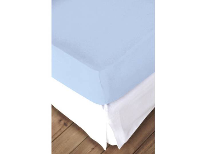 Living Home Fixleintuch Mako ciel Baumwolle 140 x 200 cm