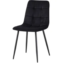 HTI-Living Stuhl Mesa Velvet Schwarz