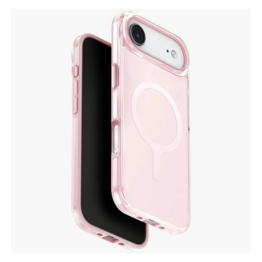 Uniq Clario Case for iPhone Air Magclick Charging Pink (Apple iPhone Air) (UNIQ-IP6.6(2025)-CLARMPPK)