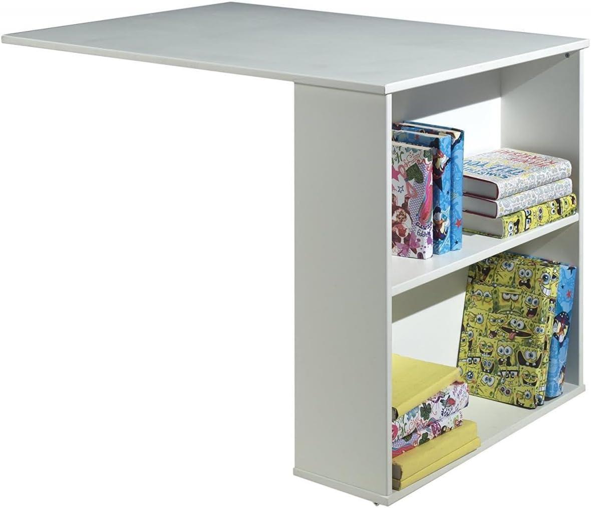 'Autobett pihsbu14 Pino Büro für Hochbett MDF weiß 94 x 68 x 72 cm