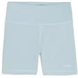 PUMA Fit High-Waist 5” kurze Leggings Damen 22 - turquoise surf L