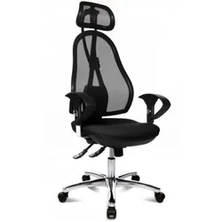 SP Topstar Chefsessel / Bürostuhl OPEN POINT SY SOMO AL.U2 chrom schwarz