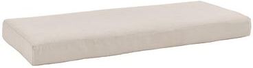 "Banquette Seat Cushion - 60"", Sandberg Parchment InsideOut - Ballard Designs"