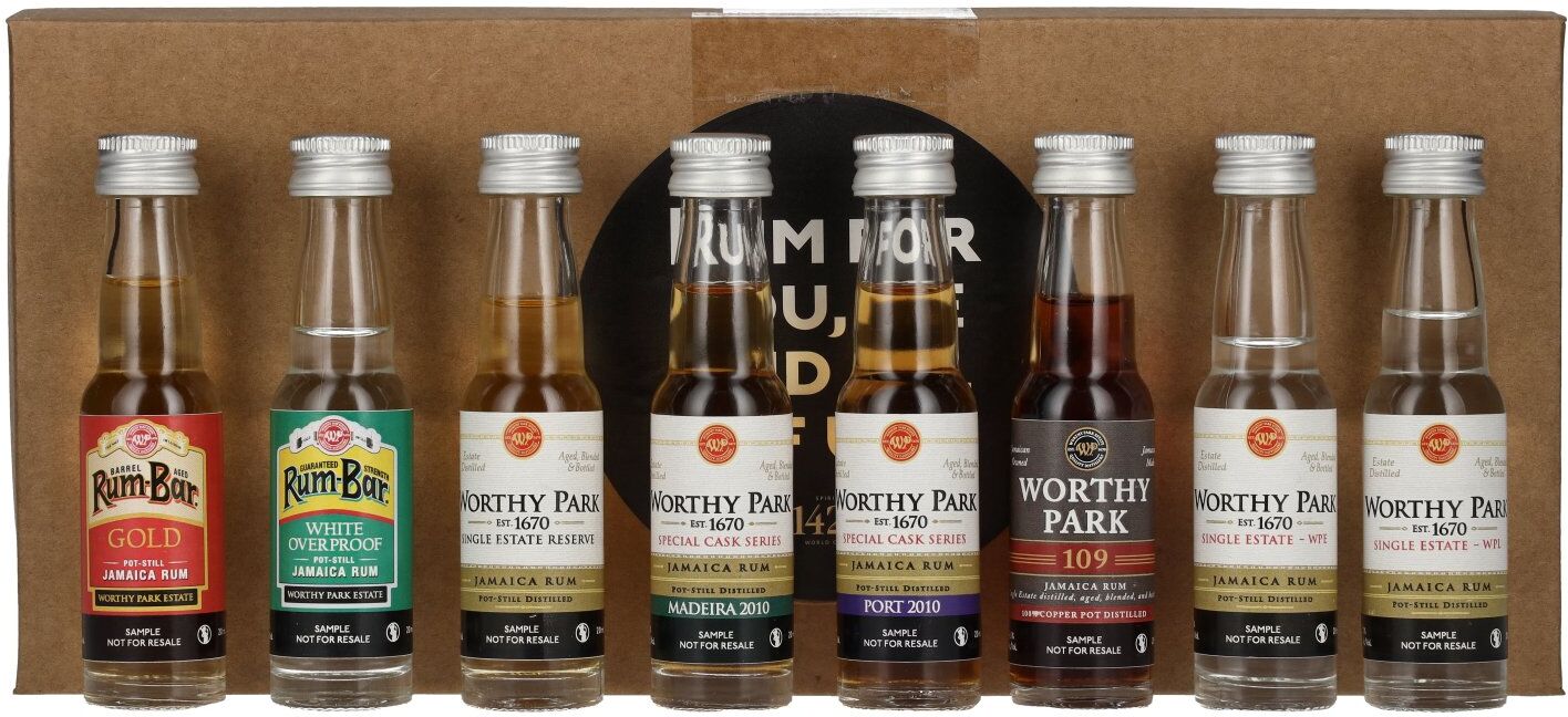 Worthy Park Rum Worthy Park Master Class Tasting Kit 2021 54,1% Vol. 8x0,02l