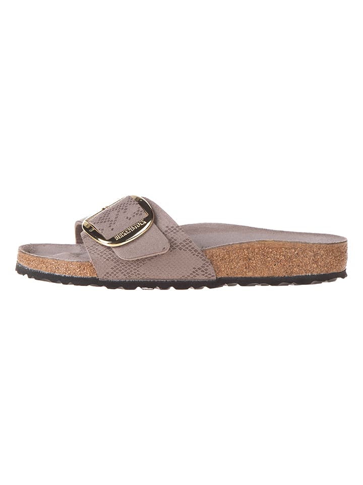 Birkenstock Pantoletten "Madrid" in Taupe - 36
