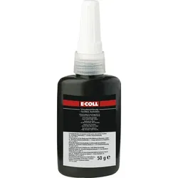 Schraubensicherung rot hochfest, hochviskos silikonfrei 50ml Flasche - rot