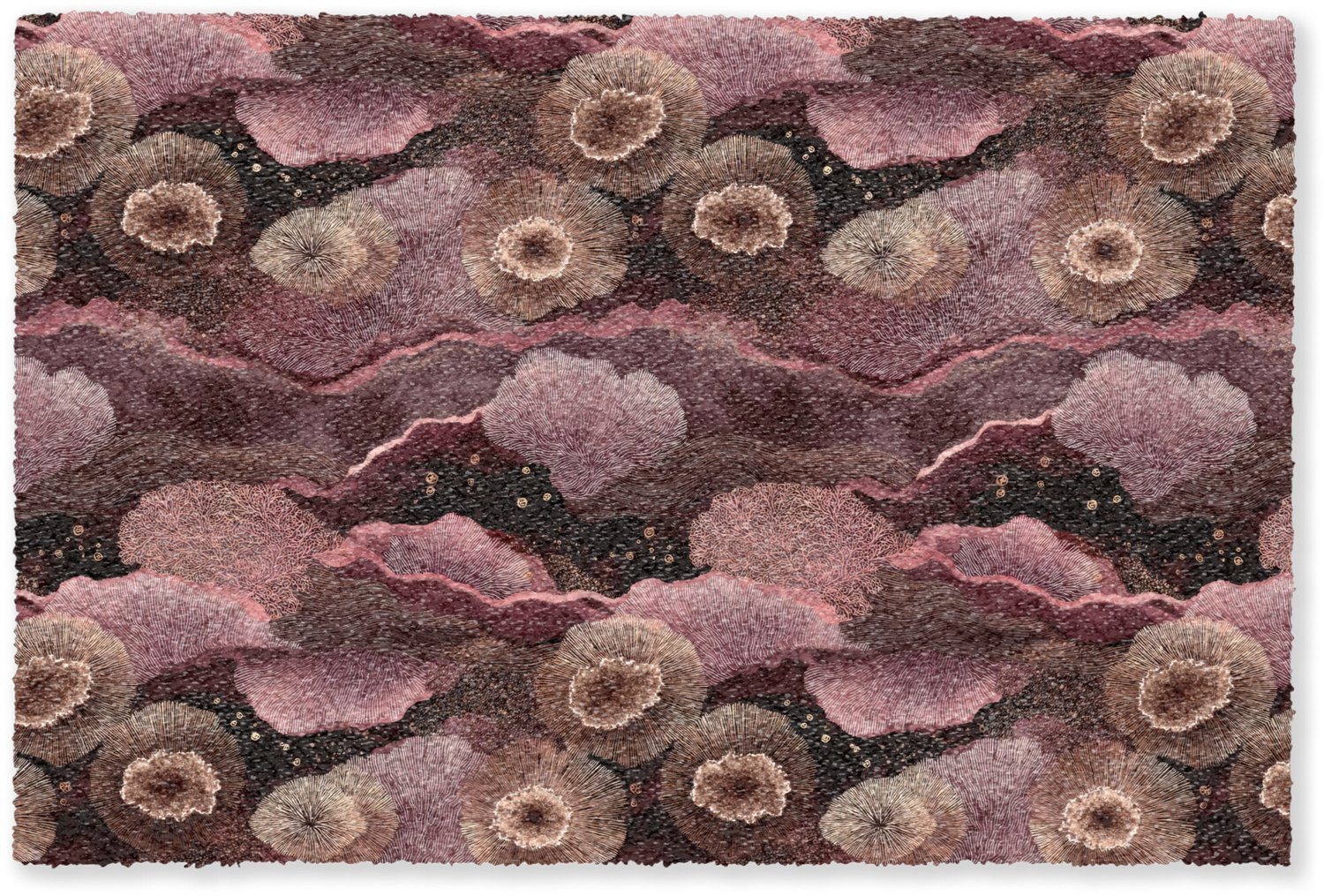 MuchoWow Deurmat Koraal Organisch - Roze - 90 x 60 cm