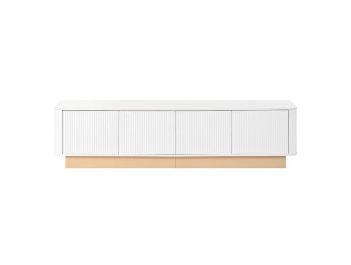 TV-LOWBOARD Luxus-Rillen-Design & abgerundete Ecken