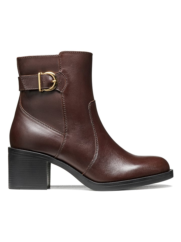 Geox Leder-Stiefeletten "Serilda" in Braun - 38