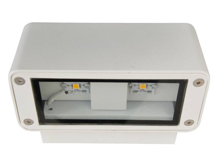 Näve LED Außenwandleuchte - Aluminium - weiß; 1153823