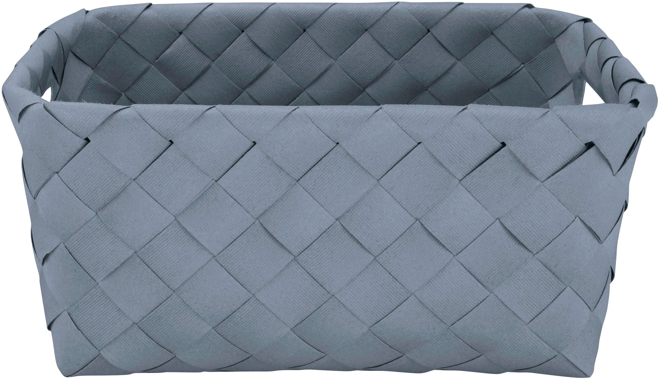 Aufbewahrungskorb KLEINE WOLKE "Aspera", blau (mare), Polyethylen (PE), Aufbewahrungsboxen, Aufbewahrungskorb mare Einheitsgröße