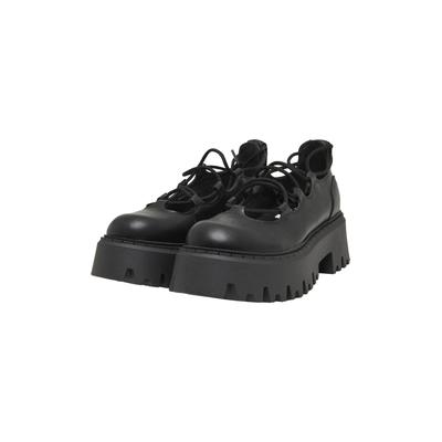 Sneaker BUFFALO "Buffalo ASPEN GHILLIE", Damen, Gr. 37, schwarz, Polyurethan, unifarben, Schuhe Sneaker