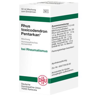 Rhus Toxicodendron Pentarkan Mischung 50 ml