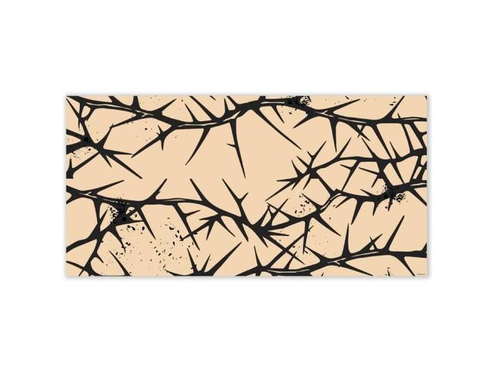 Mubusi Tapis Vinyle Spinal 150x300 cm Couleur Beige - Tapis Chambre en Vinyle - Deco Maison
