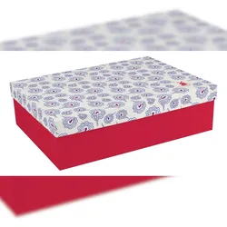 Clairefontaine 2x Moulin Rouge, Rechteckige Schachtel mit herausnehmbaren Fächern 29x21x8 ,5 cm - 812445C