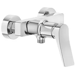 Gessi Rilievo, Brausearmatur Einhebelmischer für Aufputz-Montage, 1/2 Anschluss, 59031149, Farbe: Finox Optik