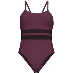 ARENA Damen Schwimmanzug WOMEN'S MESH EQUALS SWIMSUIT BACK B, Größe 36 in Rot Rot