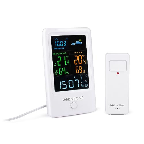 SCS Sentinel HCN0076 Weerstation met draadloze buitensensor en MeteoColor