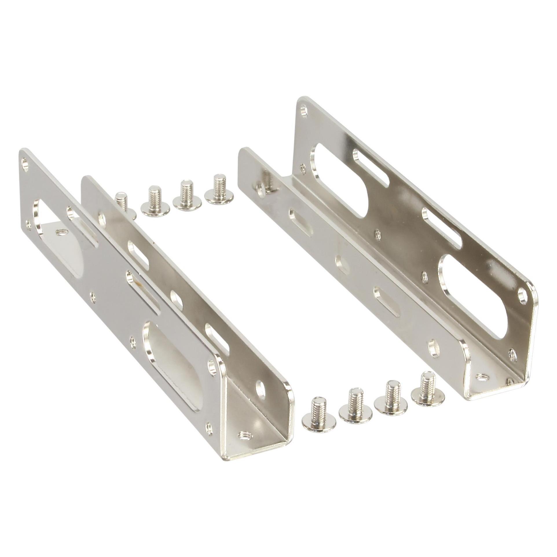 InLine HDD/SSD Einbauschienen 6,35cm 2.5 zu 8,89cm 3.5 Zoll (39950B)