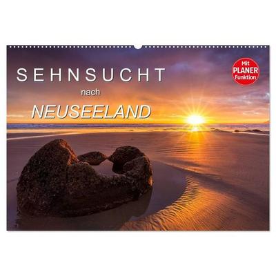 Sehnsucht nach Neuseeland (Wandkalender 2027 DIN A2 quer), CALVENDO Monatskalender