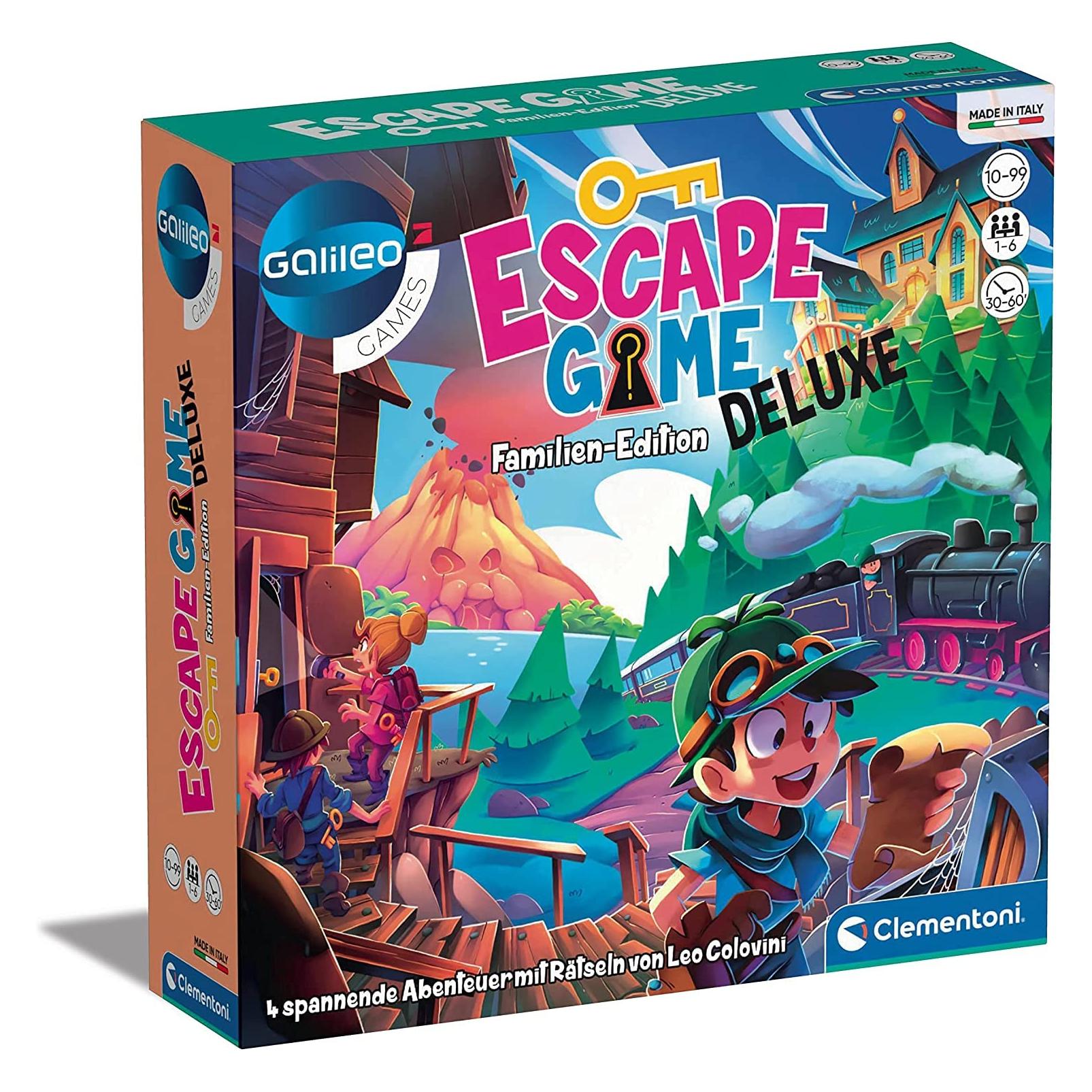 Clementoni Escape Game - Deluxe (Deutsch, 1 - 6 Spieler) (59257)