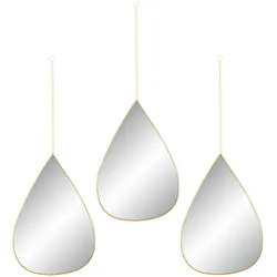Spiegelset Milena in Goldfarben