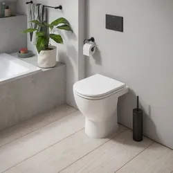 Duravit D-Code Stand Tiefspül WC Compact 2036090000 Rimless, Abgang Waagerecht, Weiß Hochglanz