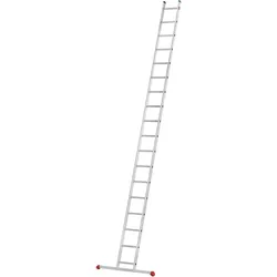 Hailo, Leiter + Gerüst, S60 ProfiStep uno, Aluminium-Anlegeleiter, 18 Sprossen (Anlegeleiter)