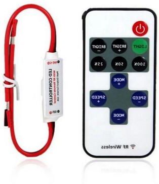 Multicon Wholesale Hub RF Remote Dimmer Mini LED Strip Light Controller For Single color Accent Lighting RF Remote Dimmer Mini LED Strip Light Controller For Single color Accent Lighting