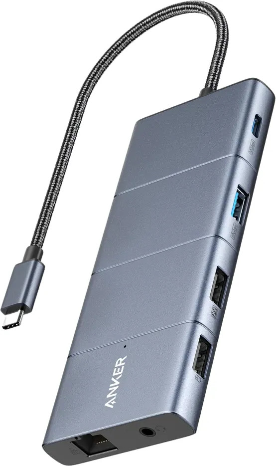 Anker 565 11-Port USB-C Hub extern grau A83880A1