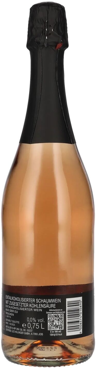 Leo Hillinger Hillinger Secco Rosé PINK RIBBON Alkoholfrei 0,75l