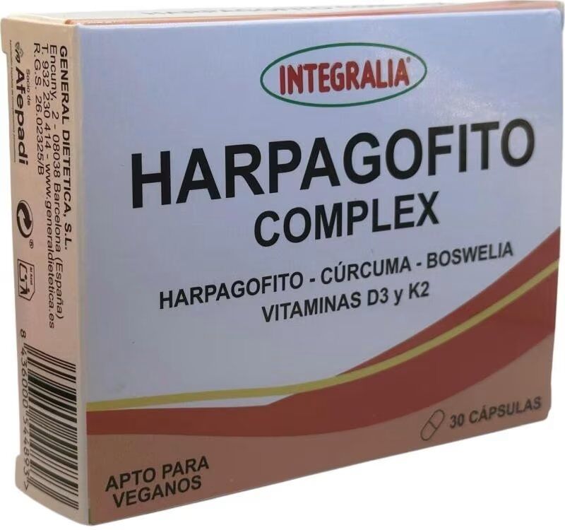Integralia Harpagofito Complex, 30 Cápsulas Talla Única Unisex