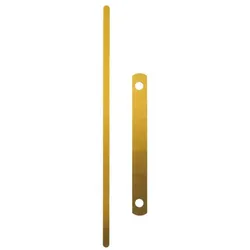 Leitz, Ordner Zubehör, Deckschienen 9.7cm Metall gold