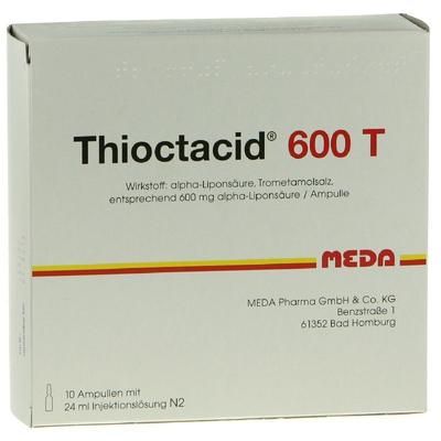 Thioctacid 600 T Injektionslösung 10x24 ml